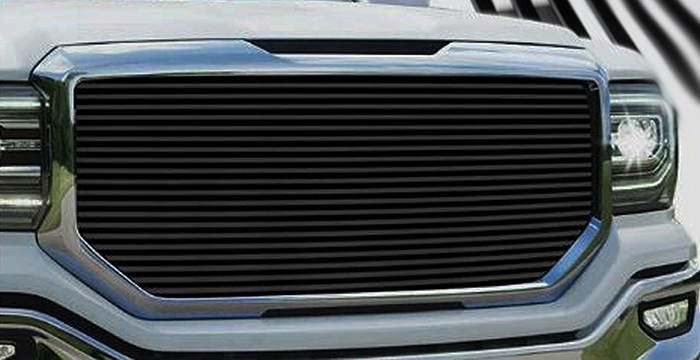 Custom GMC Sierra  Truck Grill (2016 - 2018) - $180.00 (Part #GM-010-GR)